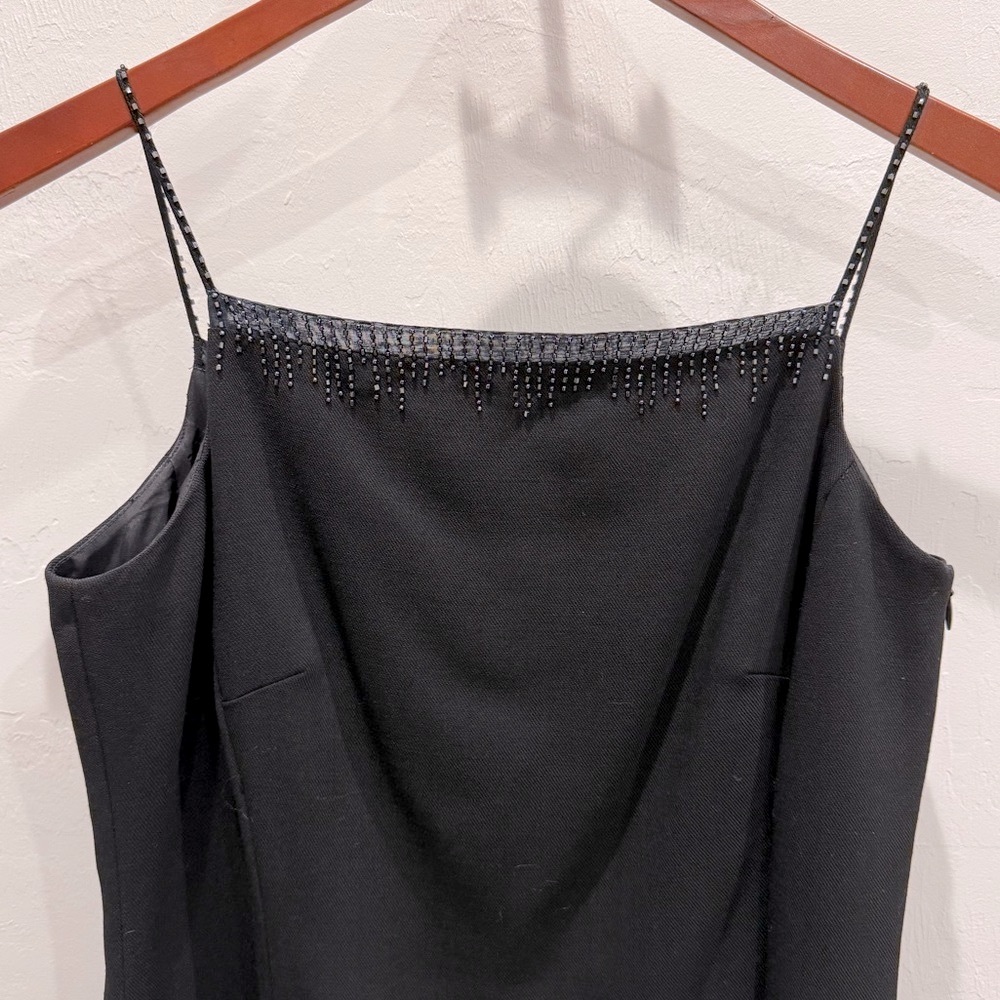 Ann Taylor Petites Black Dress and Jacket with Beaded Trim - Picture 4 of 14